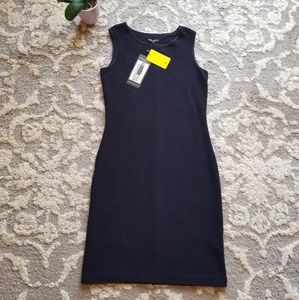 Tank Navy Knit Dress By Mario Serrani New Small New